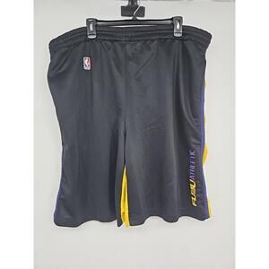 FUBU NBA Basketball Shorts XL Los Angeles Lakers Black Yellow